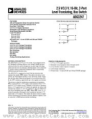 ADG3247BCP-REEL7 datasheet pdf Analog Devices