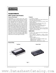 FSAM30SM60A datasheet pdf Fairchild Semiconductor
