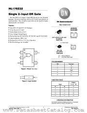 NL17SZ32XV5T2 datasheet pdf ON Semiconductor