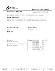 100371DM-MLS datasheet pdf National Semiconductor