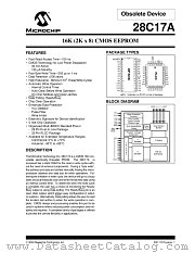 28C17A datasheet pdf Microchip