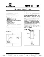 MCP112 datasheet pdf Microchip