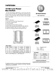 74FST3384DW datasheet pdf ON Semiconductor
