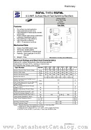 RSFGL datasheet pdf Taiwan Semiconductor