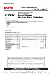 CPH5821 datasheet pdf SANYO