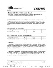 CS4220 datasheet pdf Cirrus Logic