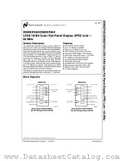 DS90CF563MTD datasheet pdf National Semiconductor