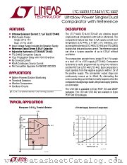 LTC1441 datasheet pdf Linear Technology