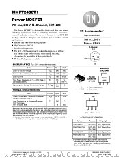 MMFT2406T1 datasheet pdf ON Semiconductor