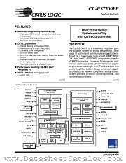 PS7500FE datasheet pdf Cirrus Logic