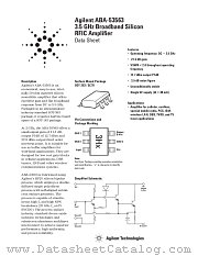 ABA-53563 datasheet pdf Agilent (Hewlett-Packard)
