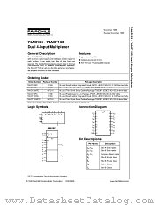 74AC153MTCX datasheet pdf Fairchild Semiconductor