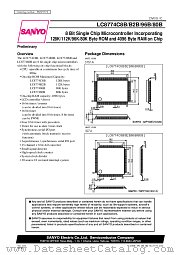 LC877480B datasheet pdf SANYO