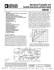 SSM2166SZ-REEL7 datasheet pdf Analog Devices
