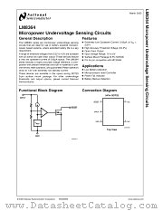 LM8364BALMFX20 datasheet pdf National Semiconductor