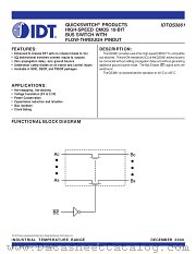 QS3861QG datasheet pdf IDT