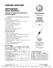 MUR480ERL datasheet pdf ON Semiconductor