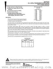 SN74F2373DW datasheet pdf Texas Instruments