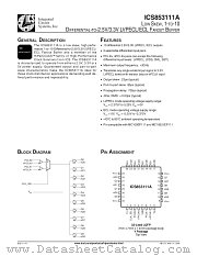 ICS853111A datasheet pdf Texas Instruments