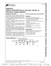 LM2591HVSX-5.0 datasheet pdf National Semiconductor