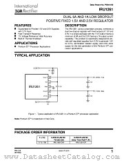 IRU1261CP datasheet pdf International Rectifier