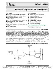 SPX431AS-L datasheet pdf Sipex Corporation