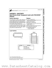 5962-9217801MRA(54ACQ373DMQB) datasheet pdf National Semiconductor