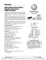 MC44604P datasheet pdf ON Semiconductor
