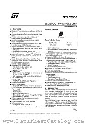 STLC2500 datasheet pdf ST Microelectronics