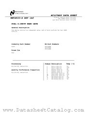 JM38510/33004B2A datasheet pdf National Semiconductor