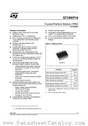 ST19WP18 datasheet pdf ST Microelectronics