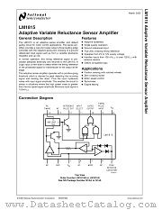 LM1815MX datasheet pdf National Semiconductor