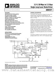 ADN2871ACPZ-RL7 datasheet pdf Analog Devices