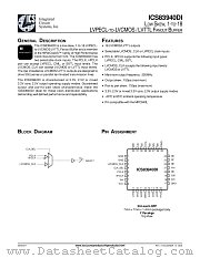 ICS83940DI datasheet pdf Texas Instruments
