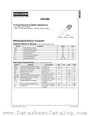 KSC388CYBU datasheet pdf Fairchild Semiconductor