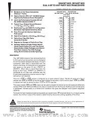 SN74ABT16833DGGR datasheet pdf Texas Instruments