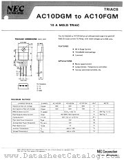 AC10DGM datasheet pdf NEC
