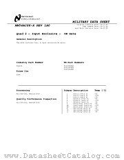 JM38510R75202SDA datasheet pdf National Semiconductor