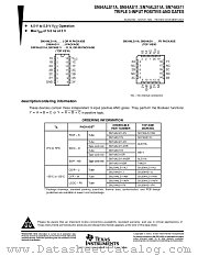 SNJ54AS11FK datasheet pdf Texas Instruments