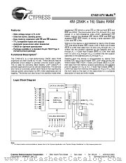 CY62147VLL-70BAI datasheet pdf Cypress