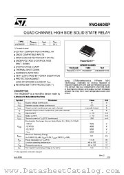 VNQ660 datasheet pdf ST Microelectronics