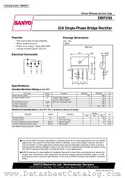 DBF250C datasheet pdf SANYO