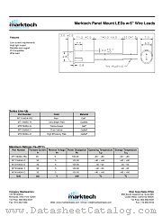 MT1164S4-RG datasheet pdf Marktech Optoelectronics