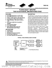 TAS5110ADADR datasheet pdf Texas Instruments
