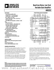 AD8335-EVAL datasheet pdf Analog Devices