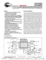 CY7C1313AV18-250BZC datasheet pdf Cypress