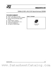 M68AW512DN55ZB6T datasheet pdf ST Microelectronics
