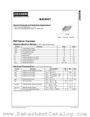 MJE2955TTU datasheet pdf Fairchild Semiconductor