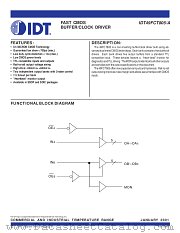 IDT49FCT805PY datasheet pdf IDT