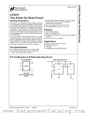 LP3470M5X-2.63 datasheet pdf National Semiconductor
